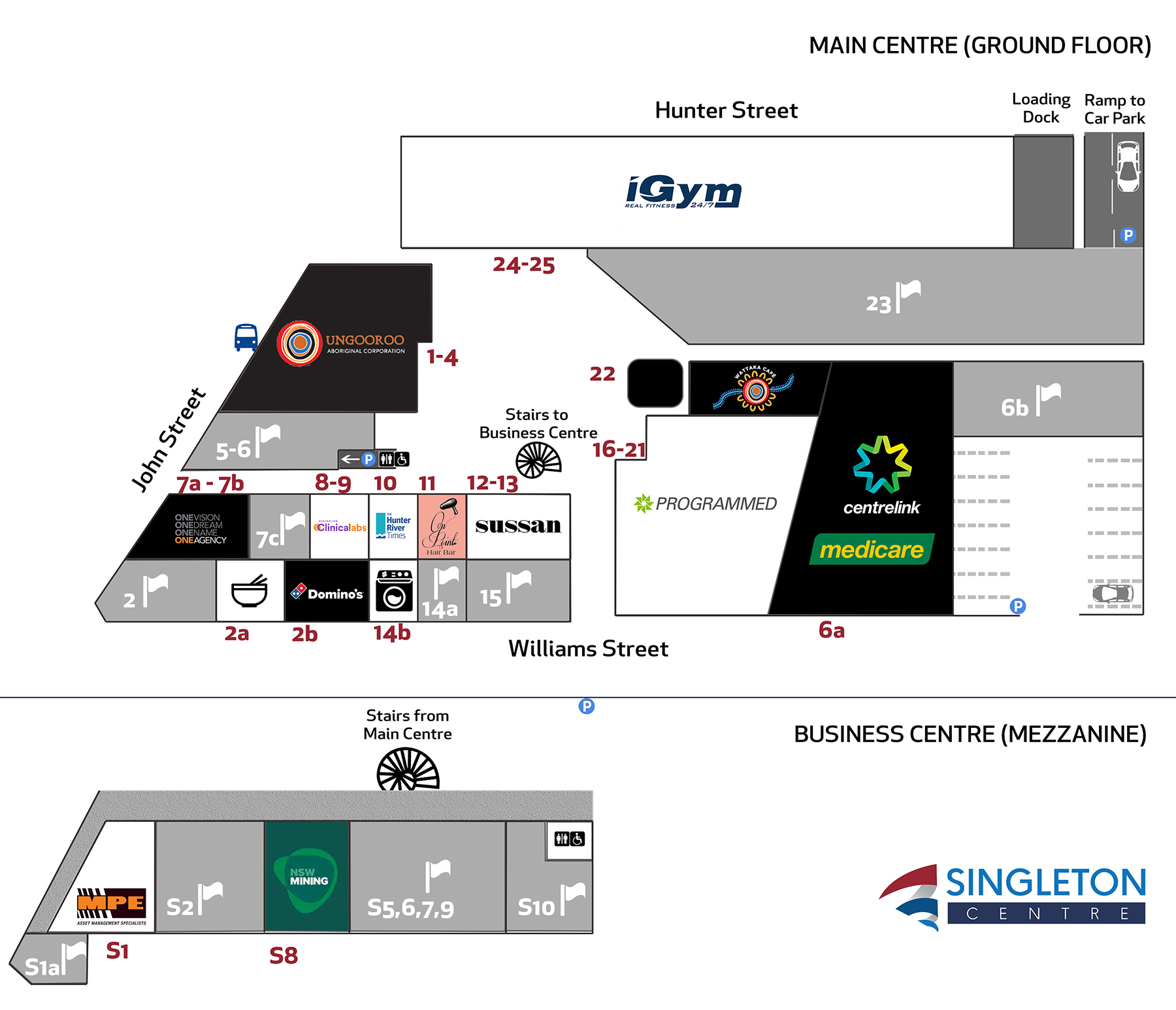 Singleton Centre Directory Leasing